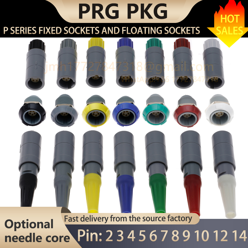 Threadless Push Pin - 1P socket 0°. PRG PKG 2