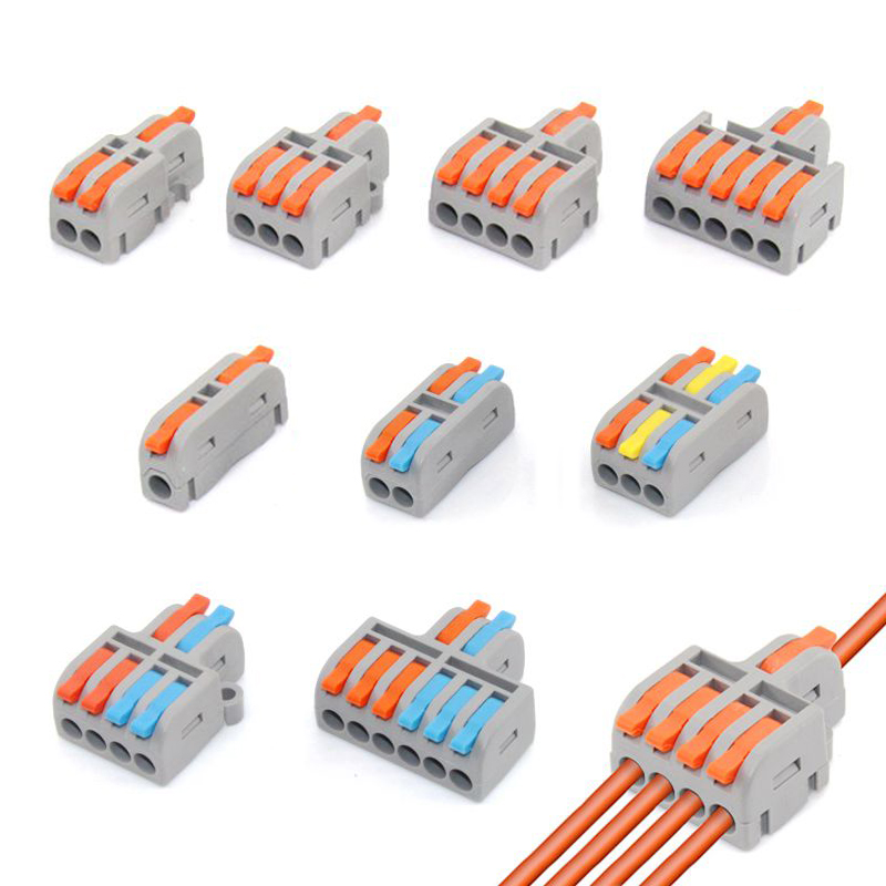 Threadless Push Pin - Mini Fast Wiring Cable Connectors 5/10/PCS