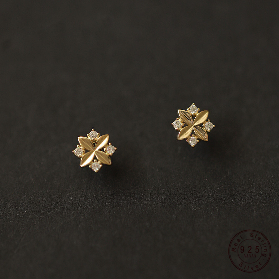 Body Jewelry Diamond - S925 Sterling Silver Plated 14k Gold