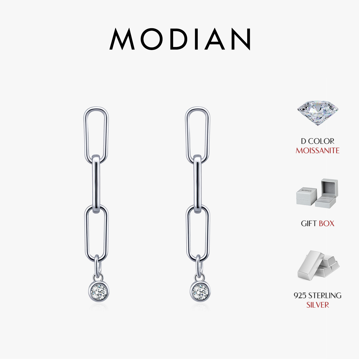 Body Jewelry Diamond - MODIAN VVS1 Clarity D Color Moissanite