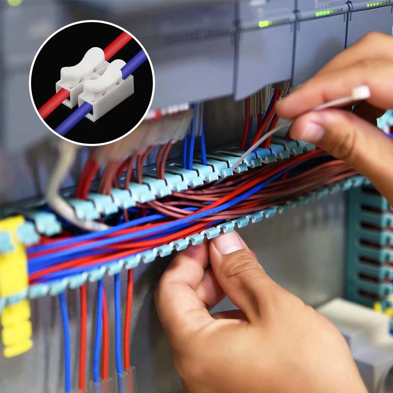 50pcs Push Quick Wire Cable CH - Threadless Push Pin recension och pris