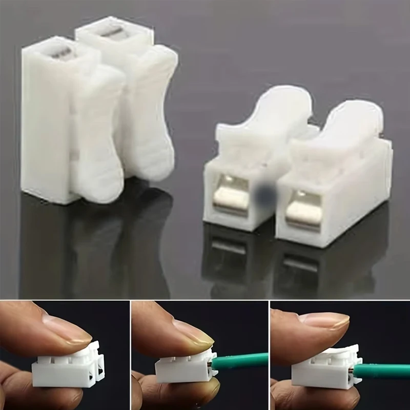 50pcs Push Quick Wire Cable CH - Threadless Push Pin recension och pris