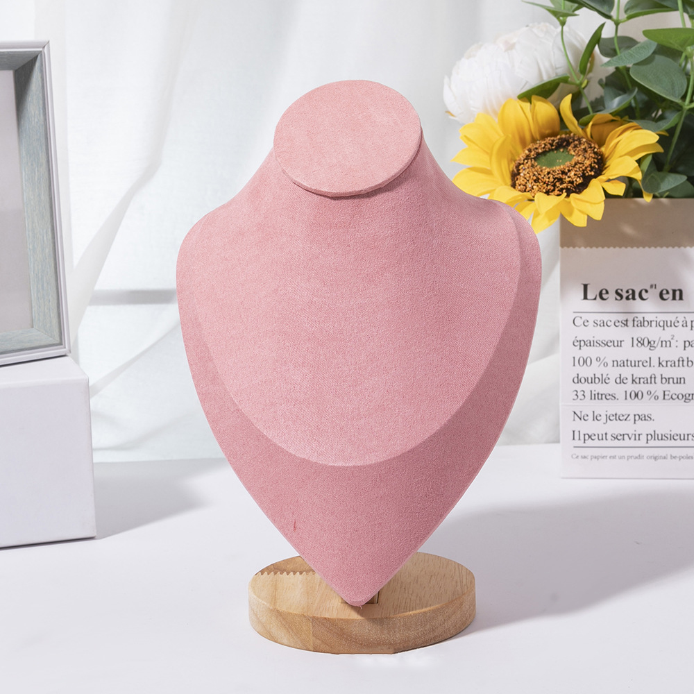 1pc Wooden Mannequin Bust Neck - Body Jewelry Display Ideas recension och pris
