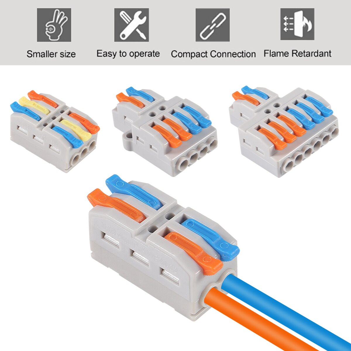 Mini Quick Wire Conductor Conn - Threadless Push Pin recension och pris