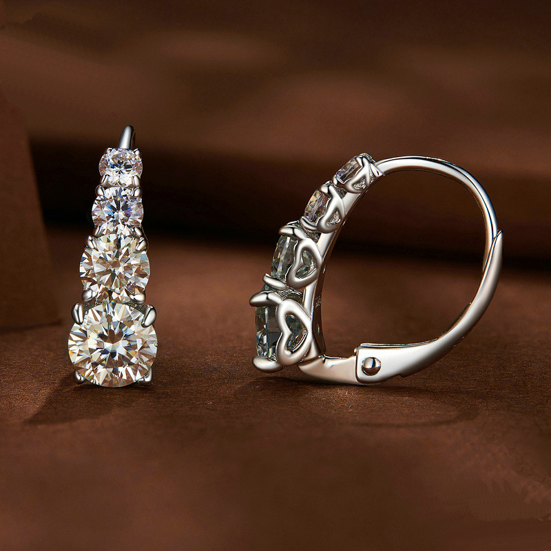 S925 Silver 1.8CT Moissanite E - Body Jewelry Diamond recension och pris