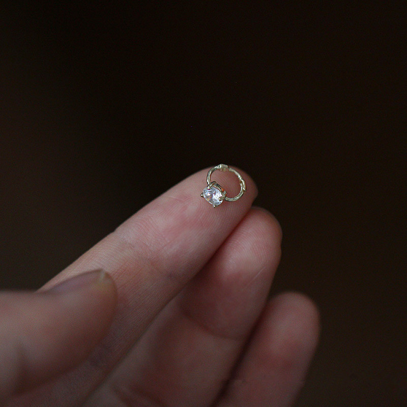 925 Sterling Silver Korea Simp - Body Jewelry Diamond recension och pris