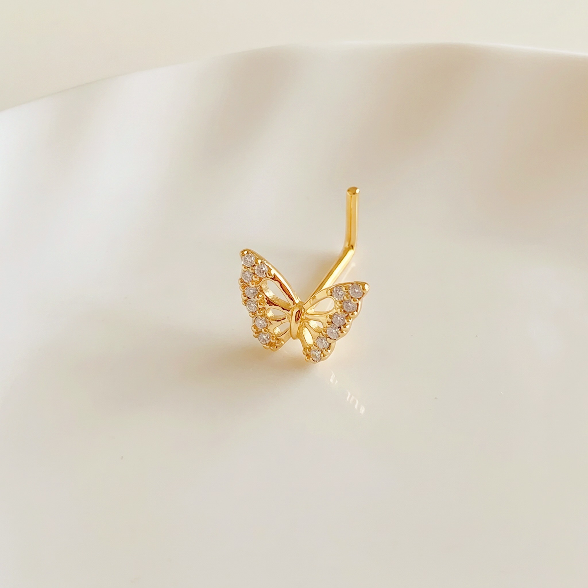 1Pc Y2K Western French Hollow  - Body Jewelry Diamond recension och pris