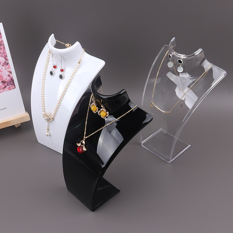 Plastic Mannequin Necklace Dis - Body Jewelry Display Ideas recension och pris