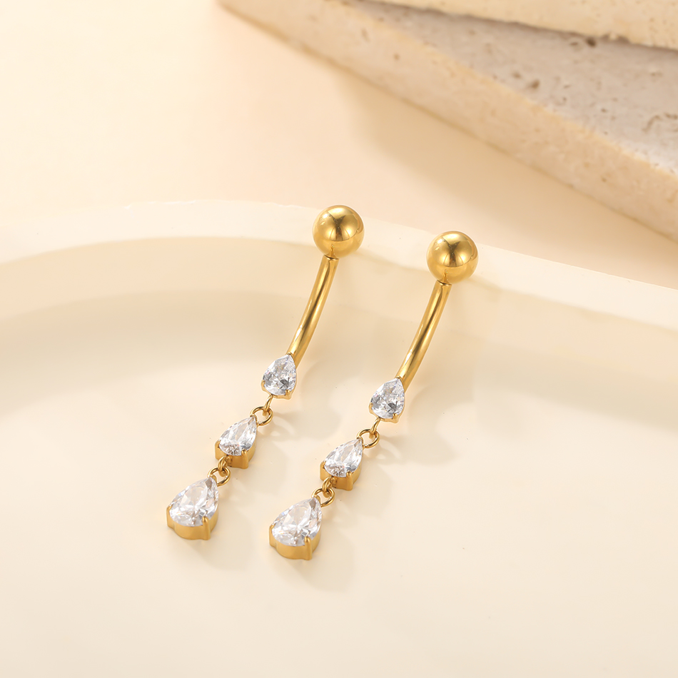 1/5Pcs ASTM F136 Titanium 14G  - Belly Bar Titanium recension och pris