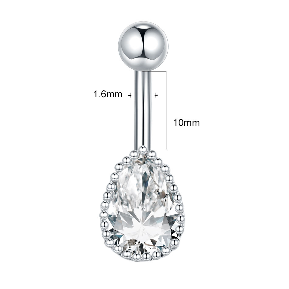  1pc Belly Button Piercing fo - Belly Bar Titanium recension och pris