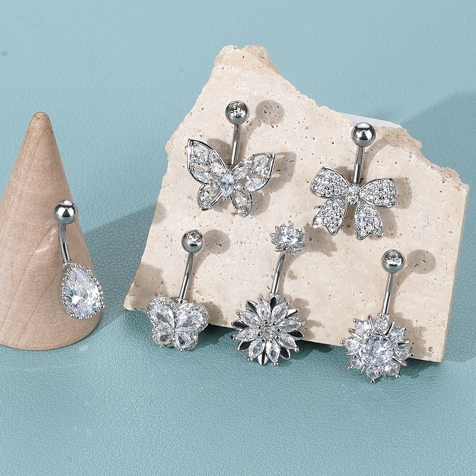  1pc Belly Button Piercing fo - Belly Bar Titanium recension och pris