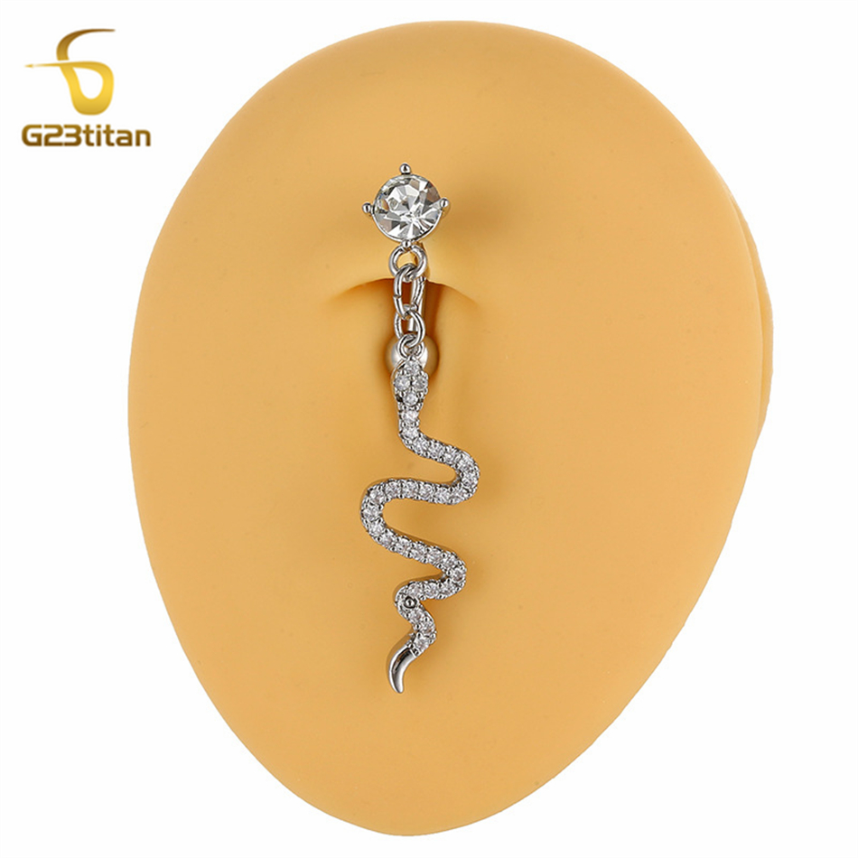 G23titan Animal Snake Dangle R - Belly Bar Titanium recension och pris