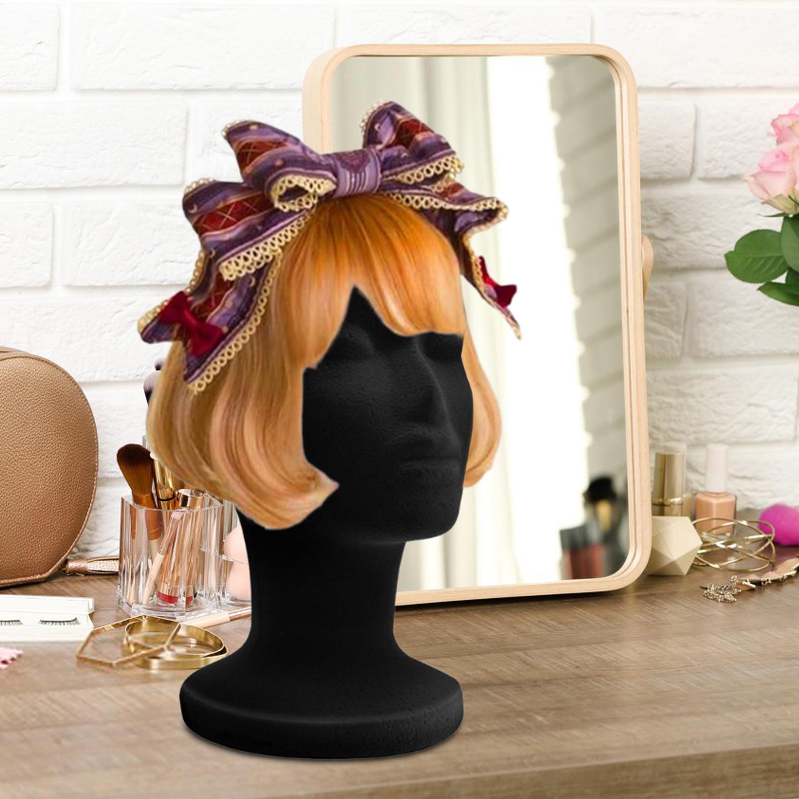 Mannequin Head Foam Black Velv - Body Jewelry Display Ideas recension och pris