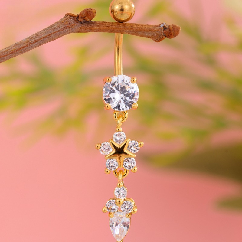 Titanium Ins Luxury Exquisite  - Body Jewelry Diamond recension och pris