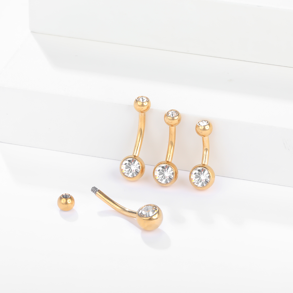 10Pcs/lot G23 Titanium Belly B - Belly Bar Titanium recension och pris