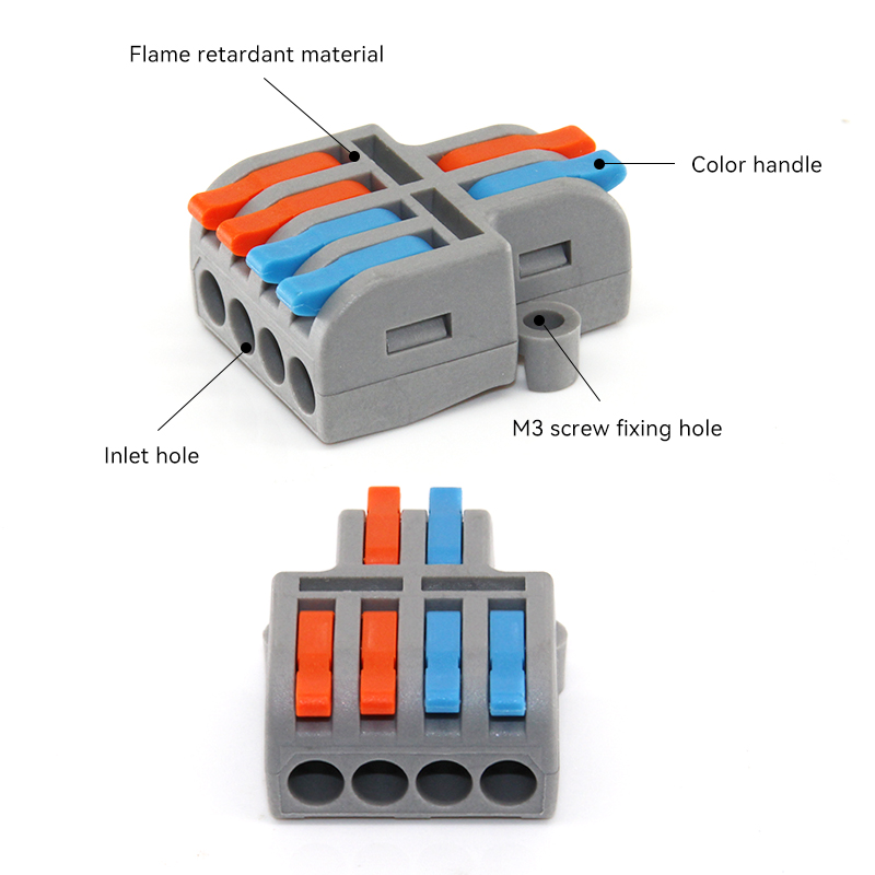 1/5/10 PCS Mini Fast Wiring Ca - Threadless Push Pin recension och pris