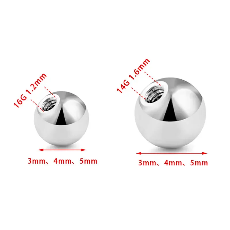 10pcs G23 Titanium Externally  - Belly Bar Titanium recension och pris