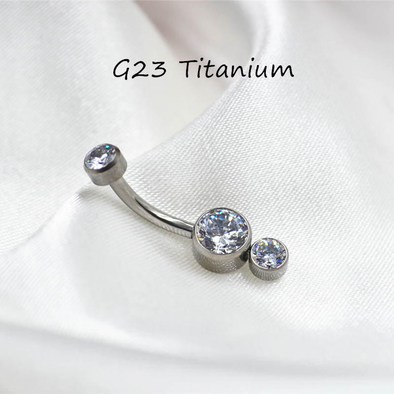 Lot10PCS Body Jewelry-G23 Tita - Belly Bar Titanium recension och pris