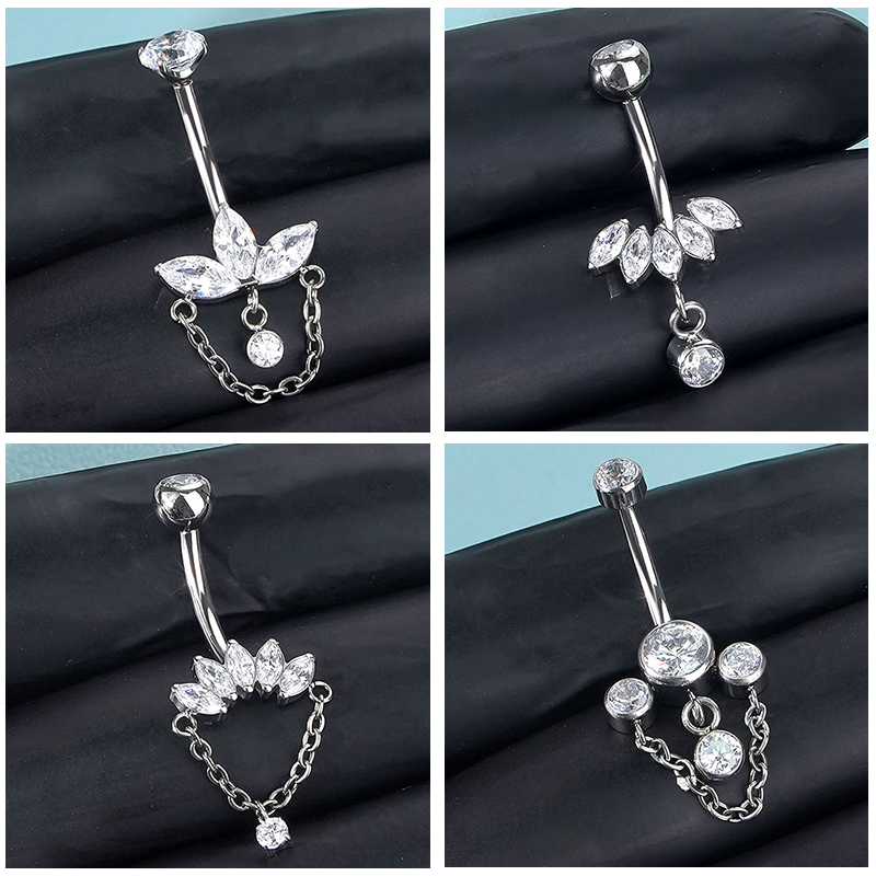 1PC Titanium Belly Button Ring - Belly Bar Titanium recension och pris