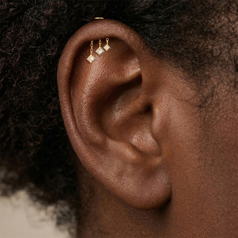 CANNER 1PC 925 Sterling Silver - Body Jewelry Flat Back recension och pris