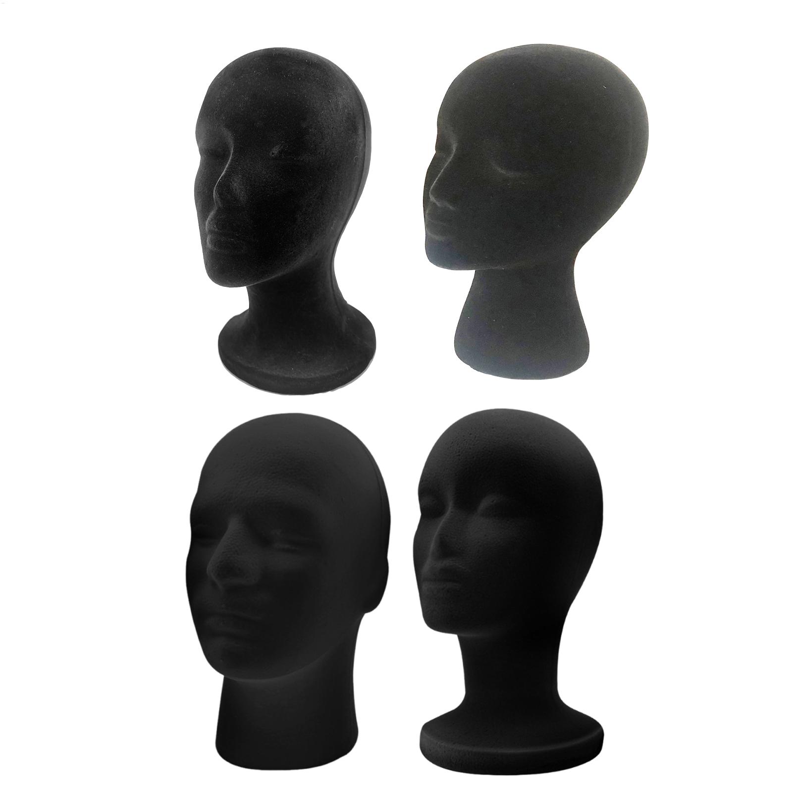 Black Mannequin Head Foam Velv - Body Jewelry Display Ideas recension och pris