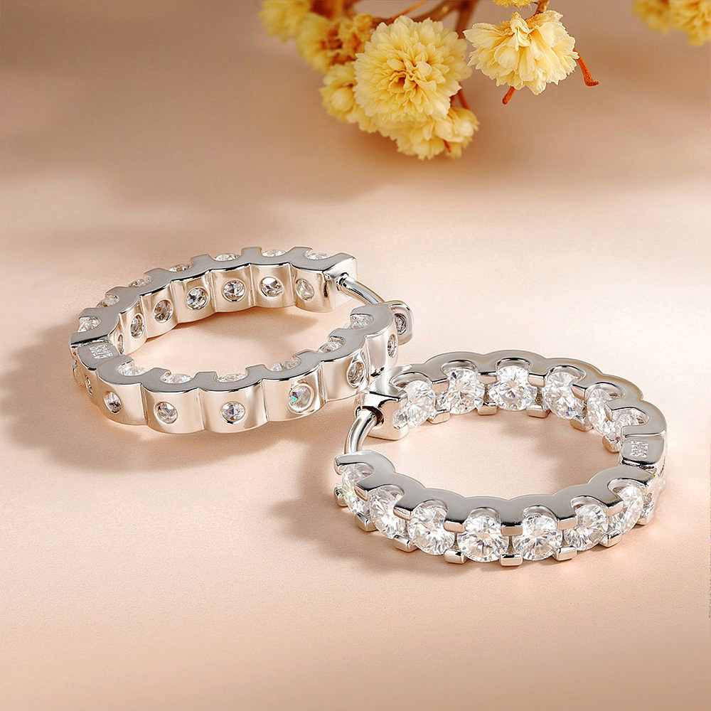 OEVAS 925 Sterling Silver 2.6C - Body Jewelry Diamond recension och pris